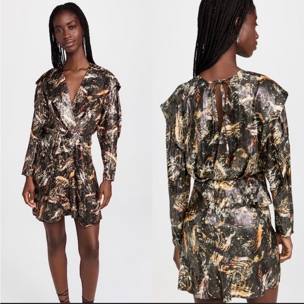 Iro Kanter Metallic Mini Dress